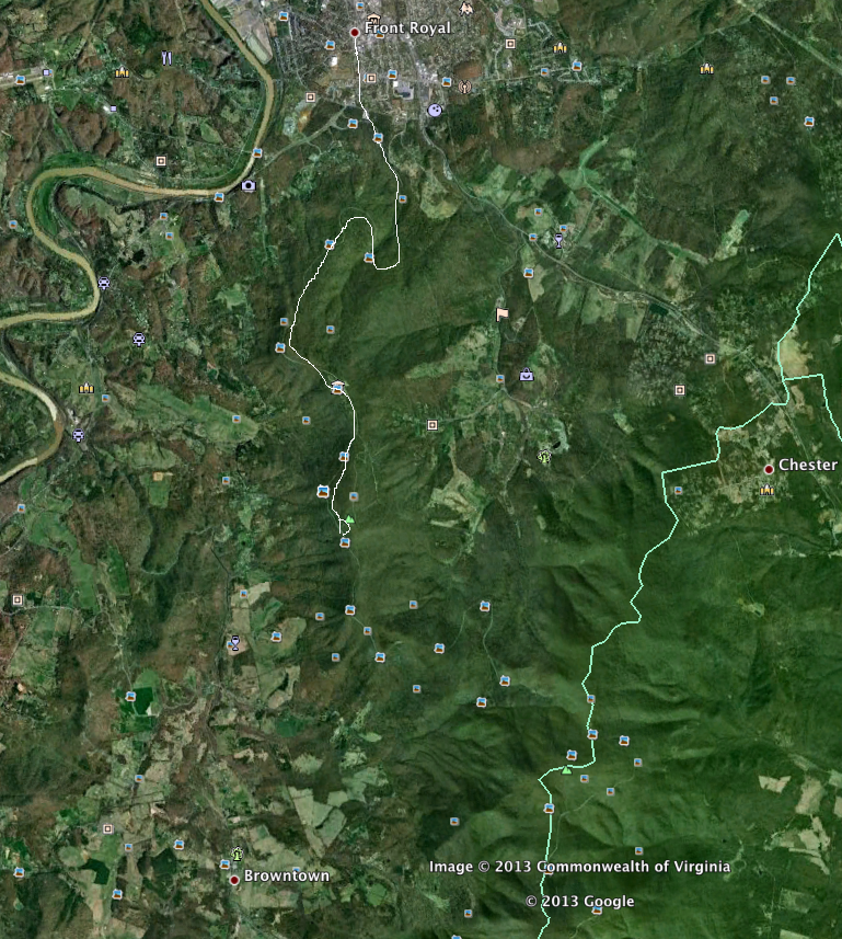 shenandoah map
